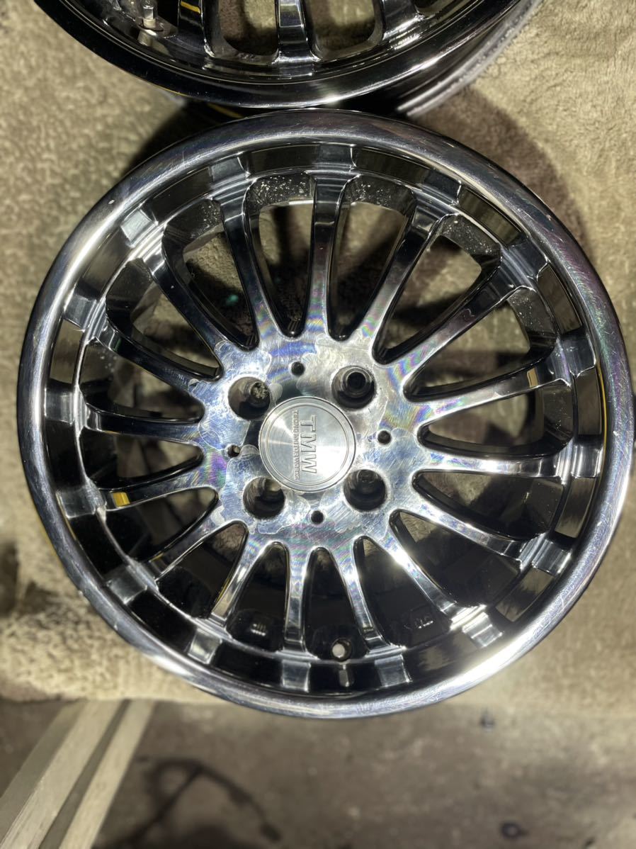 送料無料・名入れ彫刻 ENKEI 製。TMW TECNO MOTOR WORKS 18×7.5J＋48