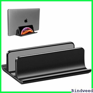 【話題の商品♪】 ホルダー幅調整可能 ノートパソコン 縦置き スタンド r ブラック - Pro MacBook Air 44
