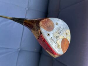 ドライバー プレジデンシャルエクセル1 ゴルフクラブ 日本政府物品税証紙貼付 レトロ ヴィンテージ 木製ヘッド 約112cm