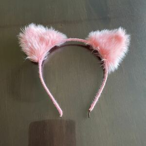  розовый кошка лента-ободок обе уголок ширина 21 см 
