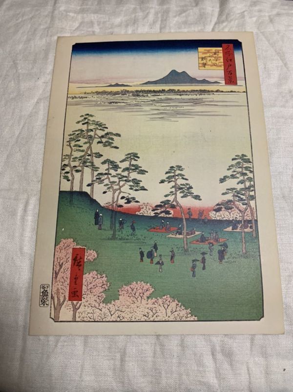 ◆Yanshita Uoei, Hundert berühmte Ansichten von Edo, Drucken◆4888-29, Malerei, Ukiyo-e, Drucke, Gemälde berühmter Orte