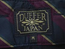 定価24200円 新品▼ ダファー The DUFFER of St.GEORGE▼ 日本製 ウール 起毛 ツータック ワイド トラウザーパンツ (M)NVY_画像2