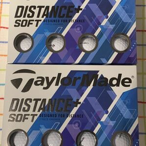 テーラーメイド DISTANSE+ ディスタンスプラス ゴルフボール 2ダース ホワイト　送料無料