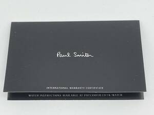 Paul Smith ポールスミス 無記名ギャランティ