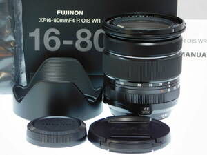 6034 ■新品級■ FUJIFILM フジノンレンズ XF 16-80mm F4 R OIS WR 付属品完備（元箱付）