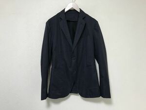 本物ザラZARAナイロンテーラードジャケットスラックスパンツビジネススーツセットアップ紺チェック柄メンズ46M30