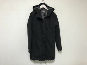  genuine article diesel DIESEL55DSLko ton long Mod's Coat Parker jacket business suit black black lady's S military 