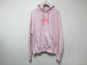  genuine article X-girl xgirl Logo embroidery cotton sweat sweatshirt Parker 2M pink 