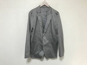  подлинный товар Takeo Kikuchi TAKEOKIKUCHI глянец хлопок tailored jacket мужской серый бизнес 2 платье костюм M сделано в Японии party свадьба 