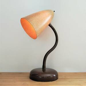 ◆ ヴィンテージ ファイバーグラス 製 グースネック ランプ ◆ ミッドセンチュリー 照明 USA mid-century fiberglass goose neck lamp 