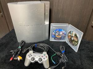 SONY プレイステーション3 PS3本体 cechh00 動作確認 ソフト2枚付き