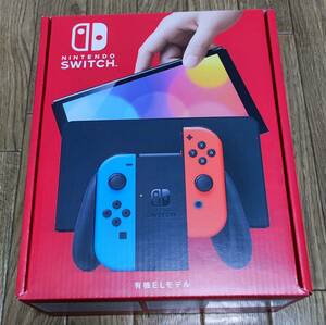 ニンテンドースイッチ Nintendo Switch(有機ELモデル) Joy-Con(L) ネオンブルー/(R) ネオンレッド ◆新品・未開封 ◆送料無料