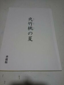 台本、夾竹桃の夏、準備稿、橘実里、正司歌江