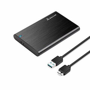 Salcar USB3.0 2.5インチ HDD/SSDケース 9.5mm/7mm厚両対応 SATA?/?/?対応 UASP対応 Windows/Mac 工具不要 簡単脱着