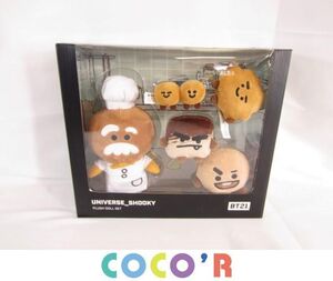 【同梱可】未開封 韓流 防弾少年団 BTS BT21 シュキ SUGA ユンギ ユニバース ぬいぐるみ プラッシュドールセット