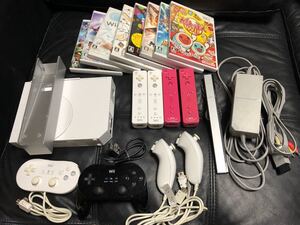 Wii 本体+コントローラー+ソフト8本 セット