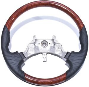  Hino Dutro / Toyota Dyna / Toyoace H.23.07~R.1.04 standard * wide steering gear steering wheel tea wood grain black leather 