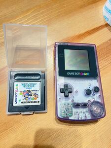 ゲームボーイカラー クリアパープル 本体+ドラゴンクエストモンスターズ