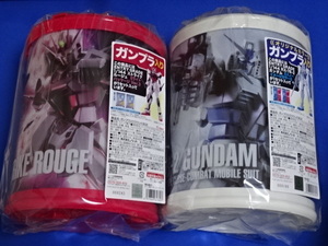 ★ガンプラ入りラウンド BOX ボックス 2種セット ガンダム スノーイメージカラー ストライクルージュ ライトパッケージVer. 未開封