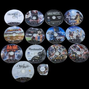 PS3ソフト 13本　PSP 1本　おまけPSVITA 1本 ジャンク品　まとめ売り
