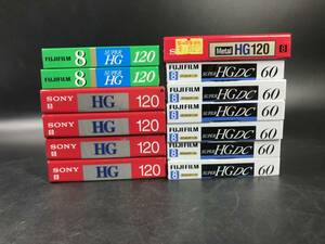 11＃H2d/5629 SONY Video8 Metal HG120 /ミリビデオカメラ用カセットテープ HG120/FUJIFILM など　13点まとめ　　定形外710/60サイズ