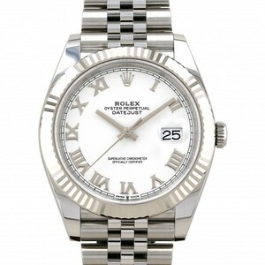 ロレックス ROLEX デイトジャスト 41 126334 ホワイトローマ文字盤 新品 腕時計 メンズ
