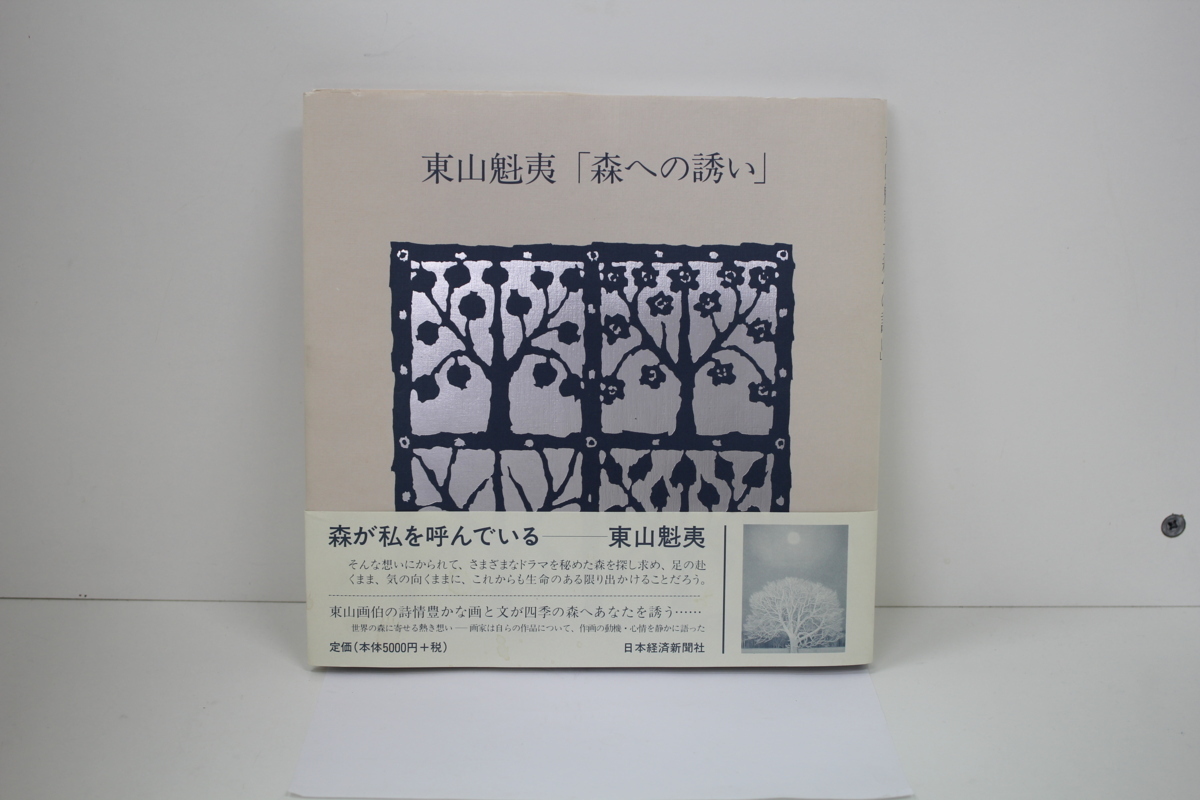 Invitación de Kaii Higashiyama a la colección de obras del bosque, cuadro, pintura al óleo, Naturaleza, Pintura de paisaje