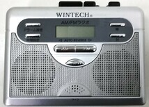 ▲WINTECH　PCT-01R　AM/FMラジオ　カセットレコーダー　中古_画像1