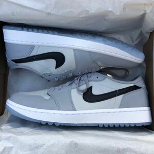 26.5cm US8.5 Nike Air Jordan 1 Low Golf Wolf Grey ナイキ エアジョーダン1ロー ウルフ グレー AIR DIOR ディオール ゴルフ