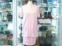 ○美品クレージュ COURREGES カットソー スカート 上下 セットアップ 9R F1780_画像2