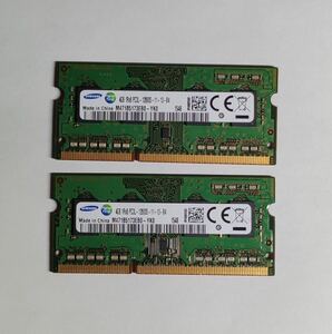 【8GB/4GB×2】Samsung DDR3L-1600(PC3L-12800S)1Rx8