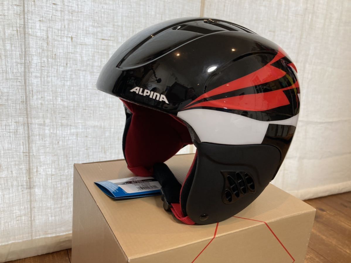 【超特価sale開催!】スキー美品⭐︎ALPINA バイザー付きヘルメット