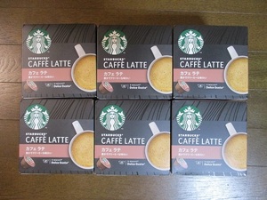 送料無料☆スターバックス ドルチェグスト カフェラテ 72杯分 12杯×6箱 ネスレ