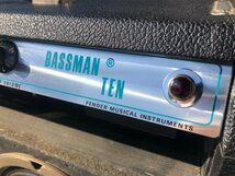 貴重 岐阜市発 動作品 Fender USA 70's Vintage BASSMAN TEN 銀パネ 真空管コンボアンプ ベースマン フェンダーヴィンテージ_画像2