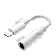 即決 iPhone Lightning 3.5 mm ヘッドフォン ジャック アダプタ イヤホン 変換ケーブル ライトニング アイフォン_画像1