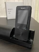 SONY ソニー WALKMAN スピーカー　NW-S313K B ブラック_画像2