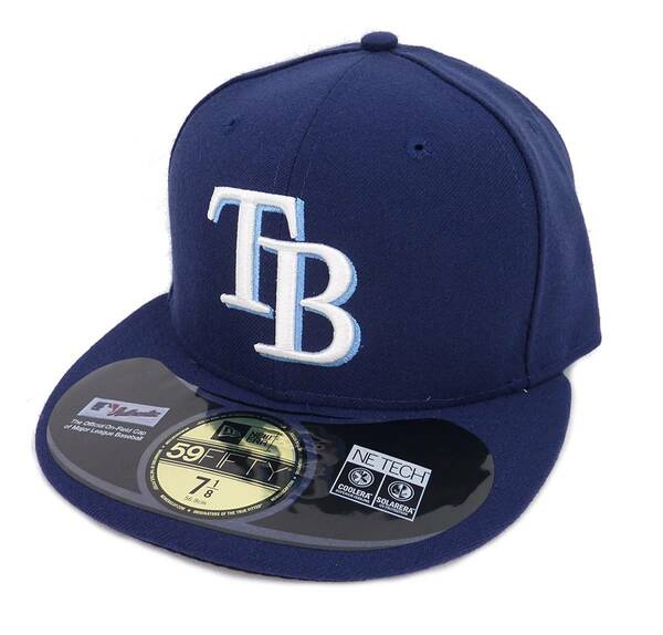 New Era ニューエラ MLB Tampa Bay Rays タンパベイ レイズ ベースボールキャップ (7 1/2 59.6cm)【並行輸入品】