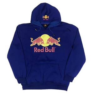 [並行輸入品] Red Bull レッドブル ブルロゴ プルオーバーパーカー (ブルー) 2XL