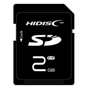 送料無料メール便 SDカード 2GB 2ギガ ハイディスク HIDISCｘ２個セット/卸