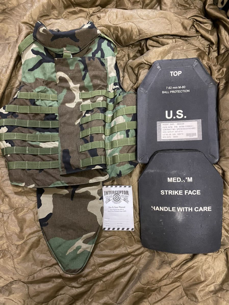 超人気高品質 IOTV 米軍実物 ロウアー acu プロテクター バック 個人