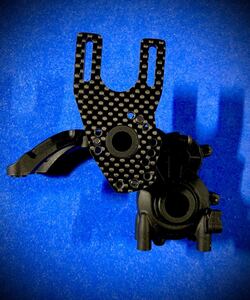 ヨコモ YD-2E用カーボン製軽量 ハイマウントモーターマウント 蕨山Carbon