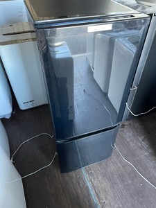 MITSUBISHI 三菱電機 2ドア冷蔵庫 146L 2016年製 MR-P15Z サファイアブラック