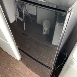 SHARP シャープ 2ドア冷蔵庫 137L 2015年製 SJ-D14A-B BLACK