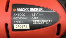 BLACK&DECKER ブラック&デッカー SX5000 電動工具 充電器・バッテリー・ケース付き【通電確認済】「MH22012507」_画像5