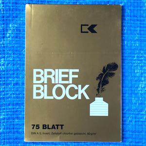 BRIEF BLOCK 75シート A5 9mm罫線
