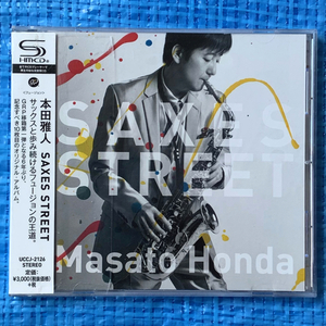 本田雅人 SAXES STREET UCCJ-2126 レンタル落ちCD