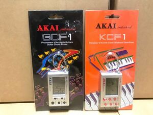 † 当時物 AKAI professional GCF1 KCF1 2種類 セット ギターコードファインダー キーボードファインダー 