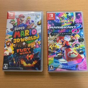 スーパーマリオカート8デラックス スーパーマリオ3Dワールド + フューリーワールド 2本セットスイッチswitch