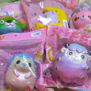 海外動物スクィーズ5点セット