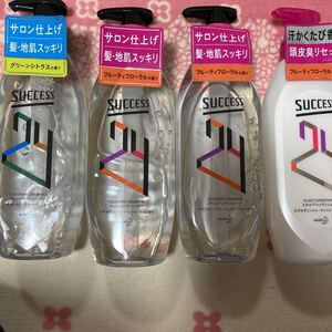 サクセス 24 シャンプー コンディショナー クレンジング スカルプ グリーンシトラス フルーティフローラル 花王 メンズ